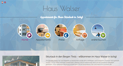 Desktop Screenshot of haus-walser.at
